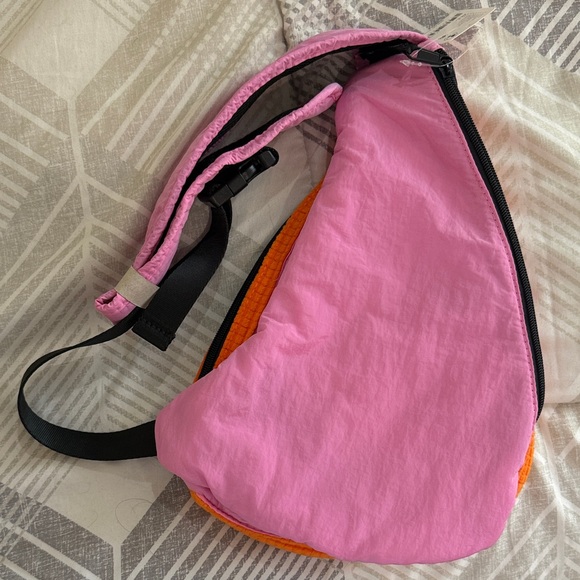 Free People Pink and Orange Backpack